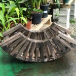 Cachepot Madeira Modelo Barca Grande